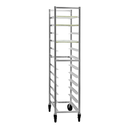 Giá đựng khay 12 tầng New Age 6347 nhôm - 39 x 76 x 175 cm