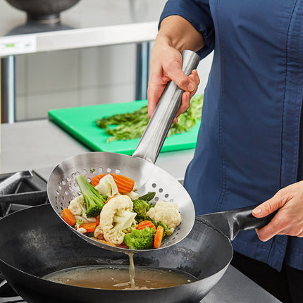 Vá vớt chảo wok thép không gỉ Emperor's Select 20 cm