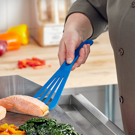 Xẻng phới / xẻng lật có rãnh chịu nhiệt cao Mercer Culinary Hell's Tools M35110BL màu xanh dương 30 cm