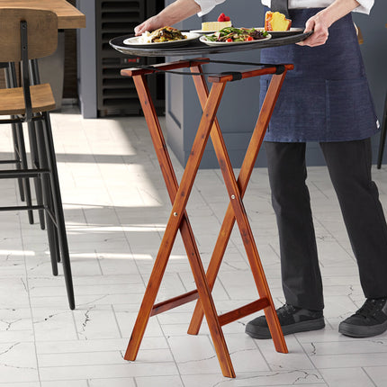 Giá đỡ khay gấp gọn bằng gỗ óc chó Lancaster Table & Seating 97 cm
