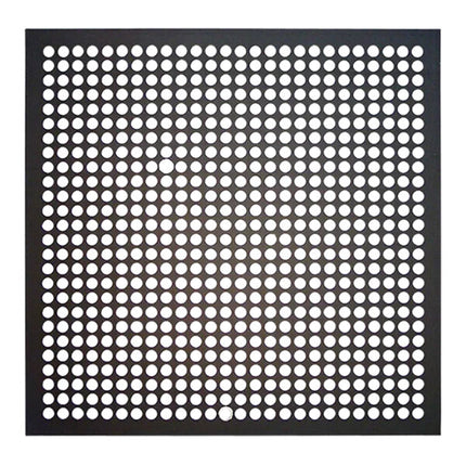 Đĩa pizza vuông nhôm anod đục lỗ LloydPans Quik-Disks 30 x 30 cm, phủ Tuff-Kote QDF40-12X12-PSTK