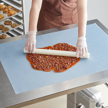 Tấm lót thao tác silicone chống dính Baker's Lane 91 x 61 cm màu xanh trong có vạch chia