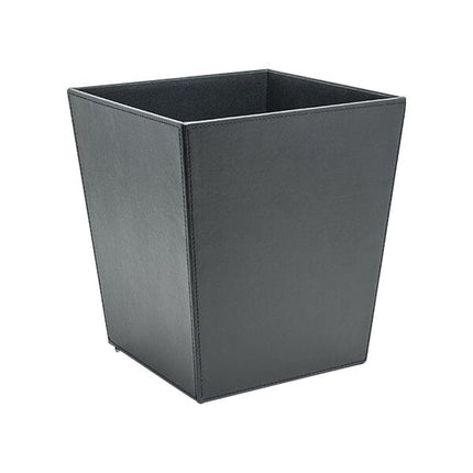 Sọt rác miệng loe da giả đen room360 London 13,2 lít - Thùng 4 cái