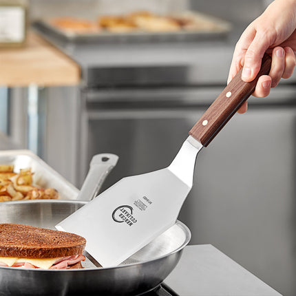 Xẻng lật cỡ lớn Mercer Culinary Praxis M18480, tay cầm gỗ hồng mộc 13 x 10 cm