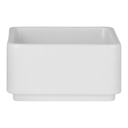 Khay lót hộp bento melamine Creations Nu by Steelite 7,6 cm vuông màu trắng - Thùng 12 cái