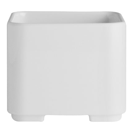 Khay lót bento vuông melamine trắng Creations Oasis (Steelite International) 8 cm - Thùng 4 cái