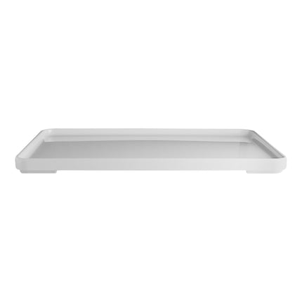 Nắp hộp bento melamine Creations Oasis by Steelite International 35,2 x 26,7 cm trắng chữ nhật - Thùng 4 cái