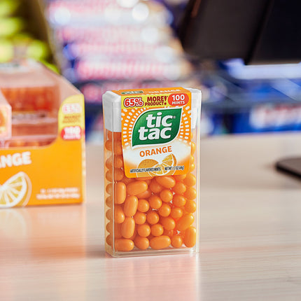 Kẹo bạc hà vị cam Tic Tac hộp 100 viên - Thùng 288 hộp