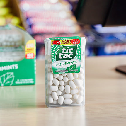 Kẹo bạc hà Tic Tac Freshmints gói 100 viên - Thùng 288 cái