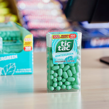 Kẹo bạc hà Tic Tac Wintergreen 100 viên - Hộp 12 vỉ