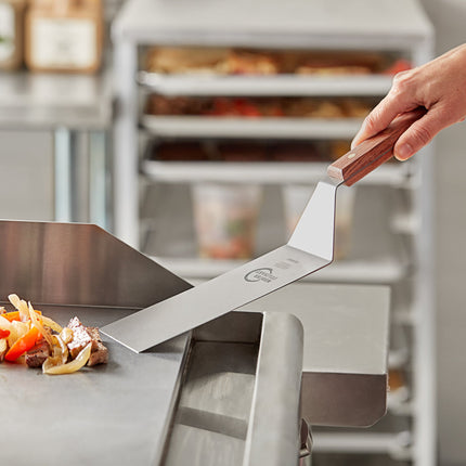 Xẻng lật cạnh vuông Mercer Culinary Praxis M18460, tay cầm gỗ hồng mộc 20 x 8 cm