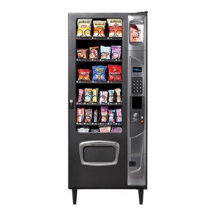Máy bán đồ ăn vặt tự động Selectivend 26 lựa chọn có cơ chế xu và máy nhận tiền giấy