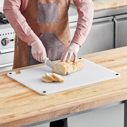 Thớt trắng có đế chống trượt, móc treo và thước Choice 61 x 46 x 1,3 cm