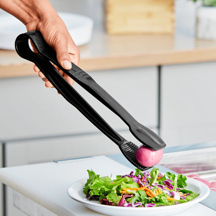 Kẹp gắp phẳng polycarbonate Choice đen 30 cm