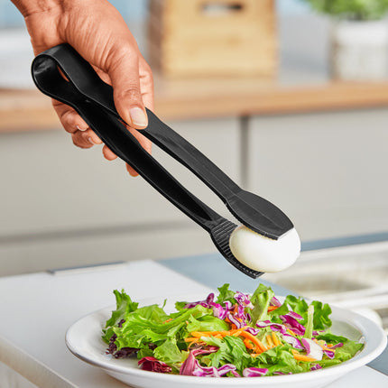 Kẹp gắp phẳng nhựa polycarbonate Choice đen 22,9 cm