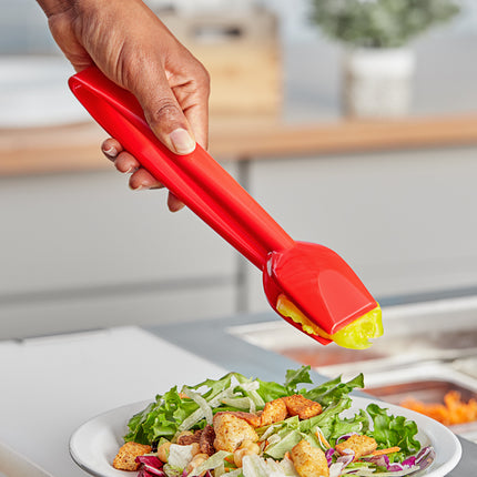 Kẹp gắp salad nhựa polycarbonate Choice 23 cm màu đỏ