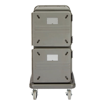 Xe giữ nhiệt vận chuyển khay thực phẩm cao 2 khoang (1 nóng chủ động / 1 thụ động) Cambro Pro Cart Ultra PCU1600HP615 mà