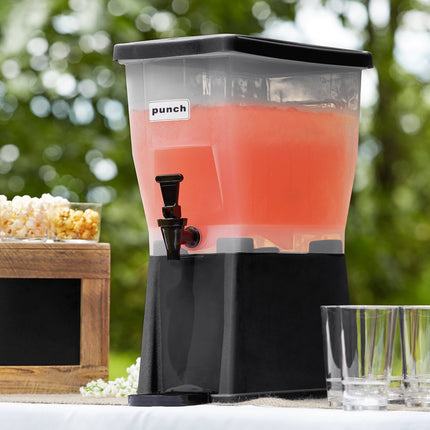 Bình đựng đồ uống / nước ép Choice 11,4 lít đen dáng thon