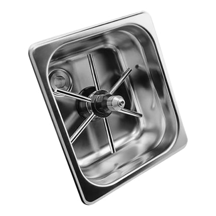 Vòi rửa ca đánh sữa Rhino Coffee Gear RHPR150-S thép không gỉ 17,5 x 15,9 x 6,2 cm van Spinjet