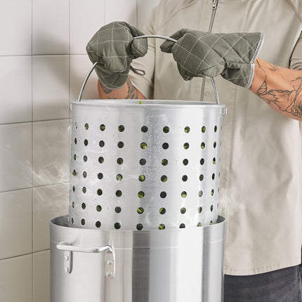 Giỏ hấp bằng nhôm cho nồi nấu nước dùng Choice 60 qt