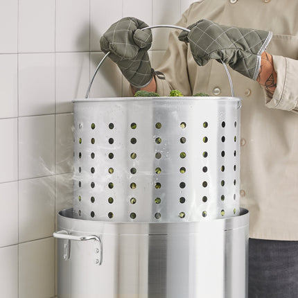 Giỏ hấp bằng nhôm cho nồi nấu nước dùng Choice 80 qt
