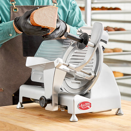 Máy thái thịt cấp trọng lực thủ công Avantco SL310 25 cm - 1/4 hp
