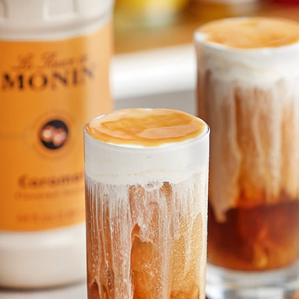 Sốt tạo hương vị caramel Monin 64 fl. oz. - Thùng 4 chai