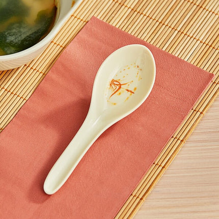Muỗng súp hoành thánh melamine Acopa Brassia 0,75 oz (22 ml) - Thùng 60 cái