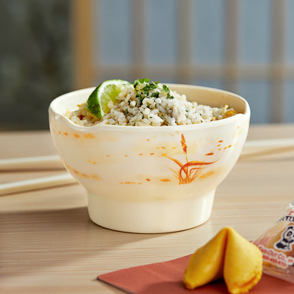 Tô cơm tròn nhựa melamine Acopa Brassia 355 ml - Thùng 12 cái