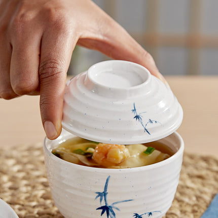 Nắp tô miso melamine Acopa Biru cho tô tròn 266 ml - Thùng 12 cái