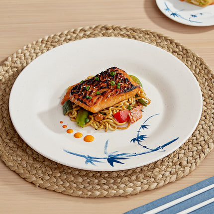 Đĩa tròn nhựa melamine Acopa Biru 30 cm - Thùng 12 cái