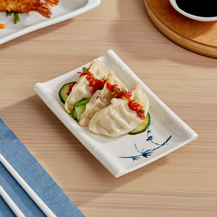 Đĩa melamine chữ nhật Acopa Biru 16,8 x 11,1 cm - Thùng 12 cái