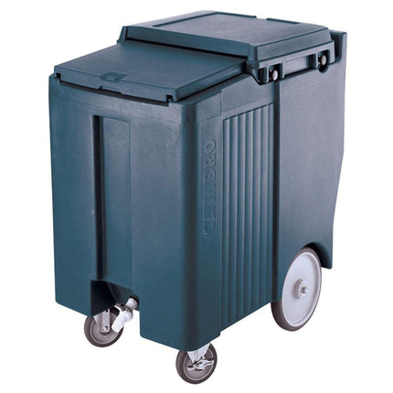 Thùng đá di động Cambro ICS175TB401 SlidingLid xanh đá phiến - Sức chứa 79 kg, mẫu cao