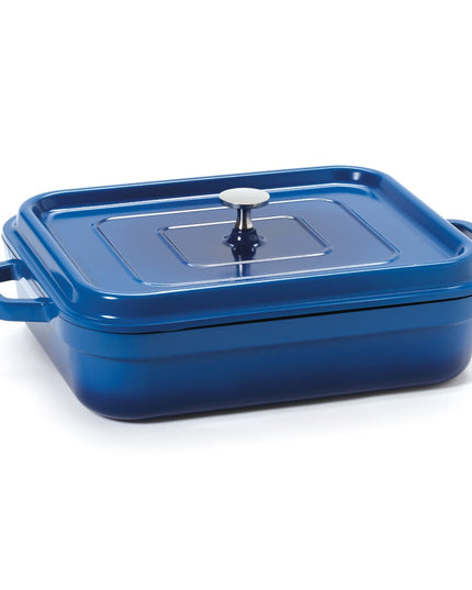 Khay Quay Từ GET CA-010-CB/BK/CC 4.7 lít Nhôm Phủ Gốm Xanh Cobalt