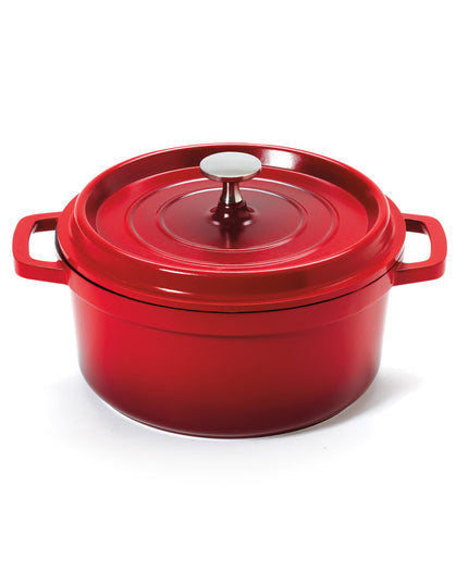 Nồi Nhôm Phủ Ceramic GET CA-011-R/BK/CC 2.4 lít Màu Đỏ