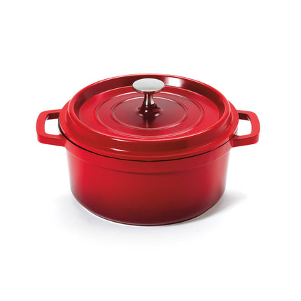 Nồi Nhôm Phủ Ceramic GET CA-011-R/BK/CC 2.4 lít Màu Đỏ