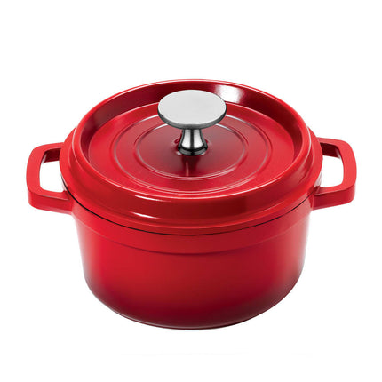 Nồi Nhôm Phủ Ceramic GET CA-013-R/BK/CC 3/3.8 lít Màu Đỏ