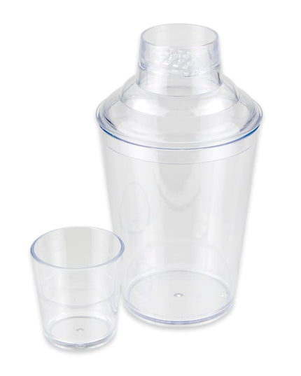 Bộ Bình Lắc Cocktail Nhựa GET 518 ml Trong Suốt SH-175-1-CL