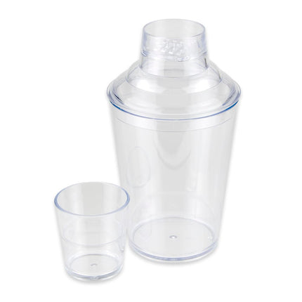 Bộ Bình Lắc Cocktail Nhựa GET 518 ml Trong Suốt SH-175-1-CL