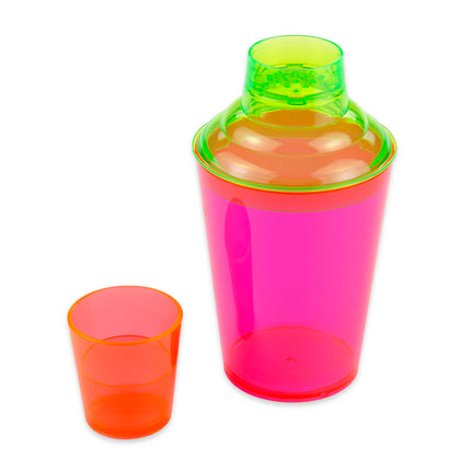 Bộ Bình Lắc Cocktail Nhựa GET 518 ml Màu Neon SH-175-NEON