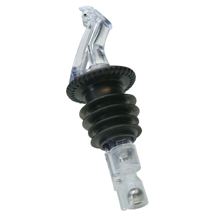 Vòi rót rượu định lượng Precision Pours màu trong suốt 33 ml có nắp lật không vòng cổ - Thùng 12 cái
