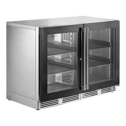 Tủ mát gầm quầy hai cửa kính đen Perlick HC48RS-BG-STK 122 cm
