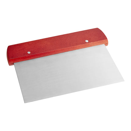Dao cạo bột thép không gỉ Choice 15 x 11,4 cm tay cầm gỗ sẫm