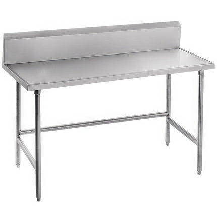Bàn thao tác inox gauge 14 tấm chắn sau 25 cm Advance Tabco Spec Line TVKS-303 76 x 91 cm