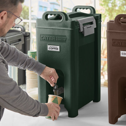 Bình đựng đồ uống cách nhiệt CaterGator 19 lít màu xanh lá