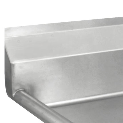 Bồn rửa 3 ngăn inox hai bàn ráo nước 46 cm Advance Tabco FC-3-1824-18RL 229 cm