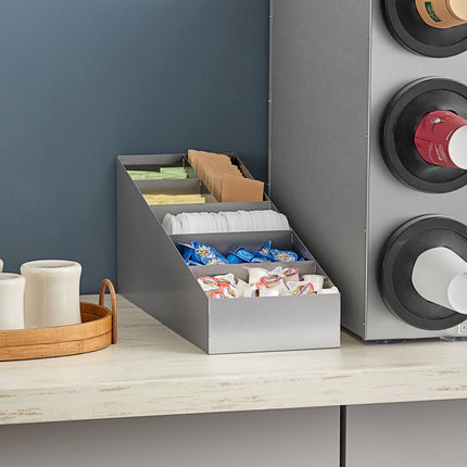 Giá đựng nắp / ống hút / gói gia vị inox 6 ngăn ServSense
