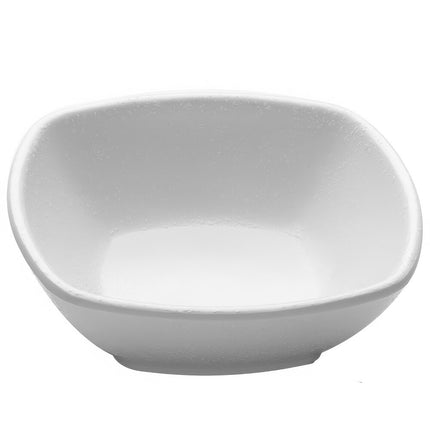 Tô vuông melamine Elite Global Solutions Zen 177 ml màu trắng - Thùng 6 cái