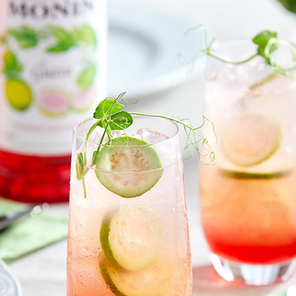 Siro tạo hương / trái cây ổi Monin Premium 1 lít - Thùng 4 chai