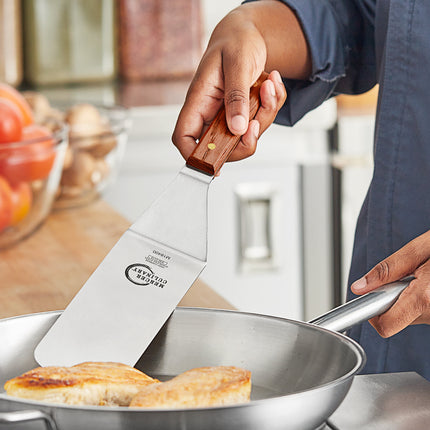 Xẻng lật Mercer Culinary Praxis M18400, tay cầm gỗ hồng mộc 20 x 8 cm